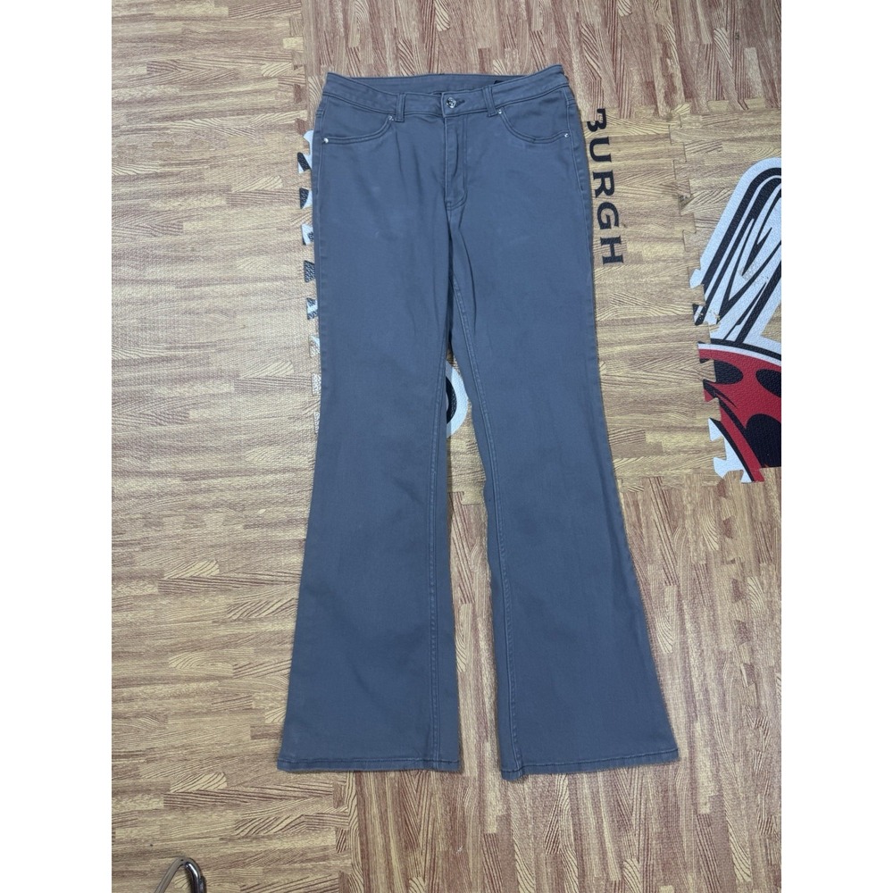 Divided H M Women Gray Flare Leg Jeans Size 12